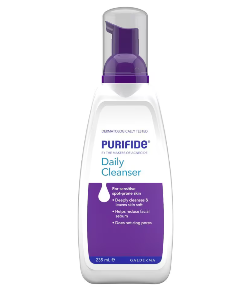 Purifide daily cleanser to improve skincare routine 